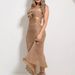 Women's clothing halter neck flower handmade long skirt backless Bohemian sexy beach needle long knitted dress female_ecoleips.com