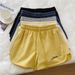 Women's High-Waisted Cotton Athletic Shorts Loose Fit Summer 2026 Style Casual Wide-Leg Yoga Hot Pants Suitable for Outdoor And Home Wear Trendy Pajama_ecoleips.com