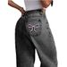 Bowknot Embroidered Jeans For Women Y2K Straight Loose Long Pants High Waist Slimming_ecoleips.com