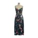 Aria Basics Aria Basics European And American Clothing Satin Strap Printed Women's Bowknot Beach Backless Dress_ecoleips.com