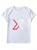 Women’s Retro Illustration Tee, Casual Short Sleeve Crew Neck Top For Trendy Daily Looks_ecoleips.com