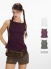 Women's Solid Colour Camisole Top Slim Fit Sexy Sleeveless Cotton Summer Vest_ecoleips.com