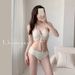 Women's High-End Lace-Up Swimsuit New Style Bikini Three Piece Set Skirt Style Two Piece Pure Sexy Conservative For Beach Or Hot Springs_ecoleips.com