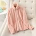 Unisex Double-Sided Fleece Jacket - Winter Warm Plush Lined Pullover With High Collar & Zipper, Oversized Fit, Multiple Colors & Sizes_ecoleips.com