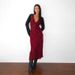 Women's Clothing Slim Fit Long Dress Waist Cinching V Neck American Style Fashion Printed Summer New_ecoleips.com
