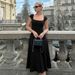 French-style Solid Color Back-tie Tight-fitting Dress, 2025 Winter New Fashion, Zippered Shoulder Strap Long Dress_ecoleips.com