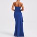 Women's Clothing Evening Dress Women's Clothing One Shoulder Tube Top Dress Fashionable Sexy Backless High Slit Long Skirt Autumn_ecoleips.com