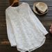 2025 Lace Embroidered Long Sleeve Shirt Loose Women's Top T-Shirt_ecoleips.com