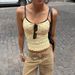 Summer New Arrival Women's Slim Fit Polka Dot Print Camisole Top American Style Spicy Fashionable And Versatile_ecoleips.com