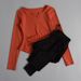 Tight Fitting, Slimming Long Sleeves Professional Internet Celebrity Quick Drying Breathable T Shirt Sports Running Training Yoga Clothes_ecoleips.com