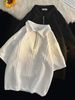 Women's Clothing Waffle Shirt Short Sleeved T Shirt Shorts Set Trendy Loose Clothes Trendy Tops And Pants Suits_ecoleips.com