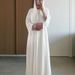 Elegant Women's Sequined Maxi Dress Autumn Dubai Style Round Neck Long Sleeve With Belt Middle East Fashion_ecoleips.com