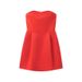 Women's Clothing Fashion Solid Color Sleeveless Sexy Tube Top Backless Tube Top Dress_ecoleips.com