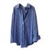 Yanshuang French Striped For Women, Autumn New Loose Long Sleeve Design Sense Niche Shirt 3188_ecoleips.com