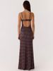 Mozision Polka Dot Backless Sexy Maxi Dress Women Elegant Fashion Spaghetti Strap Sleeveless Bodycon Club Party Long Dress_ecoleips.com