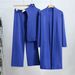 Elegant Knit Lounge Set - Sleeveless Vest, Cardigan & Pants (3-Piece Outfit, Solid Colors, Versatile Sizing)_ecoleips.com