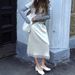 Talenza Lace Border Skirt Women's Fashion Lace Up High Waist Solid Patchwork Skirt Summer Female Office Lady Elegant Chic Skirts_ecoleips.com