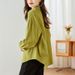 K Women's Shirt Long Sleeved New Commuter Style Top With Design Sense_ecoleips.com