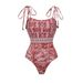 Women's Ethnic Tassel One Piece Swimsuit American Style Hot Selling Item Swimwear New_ecoleips.com