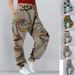 Oversized Printed Jogger Pants – High Waist Drawstring Sweatpants With Artistic Patterns (6 Designs, 6 Sizes)_ecoleips.com
