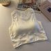 Sleeveless Round-neck Camisole Fixed Cups For Women, Featuring A Stylish Design With Patchwork Details, Built-in Chest_ecoleips.com