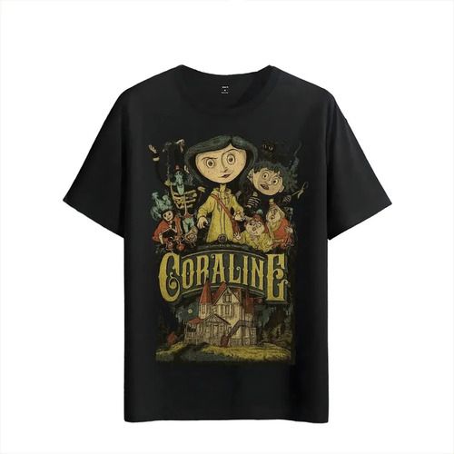 Women's T-Shirts Tshirt Muscle Freaks Coraline Animated Movie Style_ecoleips.com