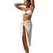 Elegant Mesh Bikini Set - Sexy Swimwear For Women, Breathable & Stylish 3-Piece Swimsuit With Soft Lining_ecoleips.com