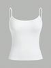 Aria Basics Aria Basics European American Style Thin Strap Camisole With Beautiful Back, Sexy Soft, Skin-friendly Sports Top, Slimming And_ecoleips.com