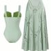 Women's Hollow-Out One-Piece Swimsuit – Laser-Cut Design & Sexy Cover-Up (Trendy Summer Swimwear)_ecoleips.com