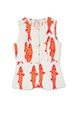 Women's Relaxed Fit Linen Two Piece Set American Style Spring Summer Printed Vest And Trousers Outfit Thin Polyester_ecoleips.com