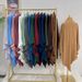 Modest Abaya Dress Large Headscarf Solid Color Plus Size For Women Middle East Dubai Türkiye Style Fashion Accessory For Spring/Autumn & Summer_ecoleips.com