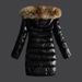 women's fd zip jacket – slimfit winter coat with fur hood & waist (sxxl)_ecoleips.com