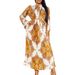 C8555 European And American Foreign Trade Fashion Women's Clothing Wholesale Autumn New Printed Long-sleeve_ecoleips.com