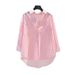 Aria Basics Aria Basics European And American Foreign Trade Cross-border Striped Loose-fitting Women's Outerwear, Regular Sleeves, Fashionable_ecoleips.com