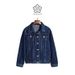 "Korean Style Denim Jacket For Women – Slim Fit Long Sleeve Lightweight Coat, Casual & Streetwear Outerwear"_ecoleips.com