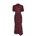Women's Clothing Women's Floral Dress Spring Summer High-End Deep V Neck Long Elegant Charming Fashion For Formal & Casual_ecoleips.com
