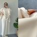 New Loriya Middle Eastern Muslim Thickened Knitted Set, Solid Color And Multi-Color Two-Piece Set_ecoleips.com