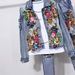 Women's Denim Two-Piece Set Long Sleeve Top And Pants Casual Outfit For Summer_ecoleips.com