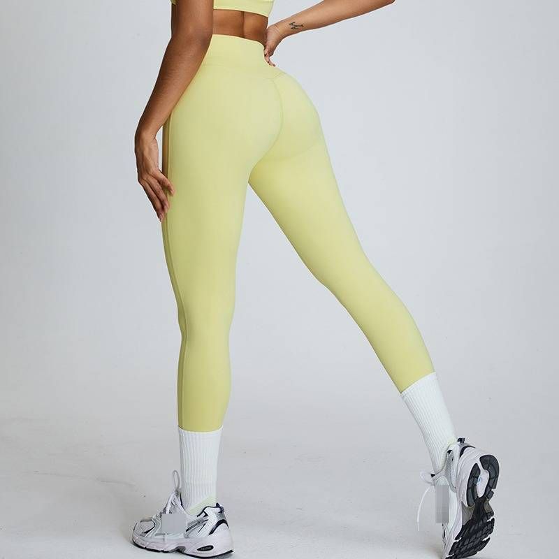 High-Waisted Yoga Pants For Women - Tummy Control Sculpting Workout Leggings With Squat-Proof & Naked Sensation Fabric_ecoleips.com