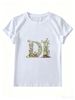 Women's Fitted Sleeve T-Shirt, Clean Girl Style Everyday Basic Top_ecoleips.com