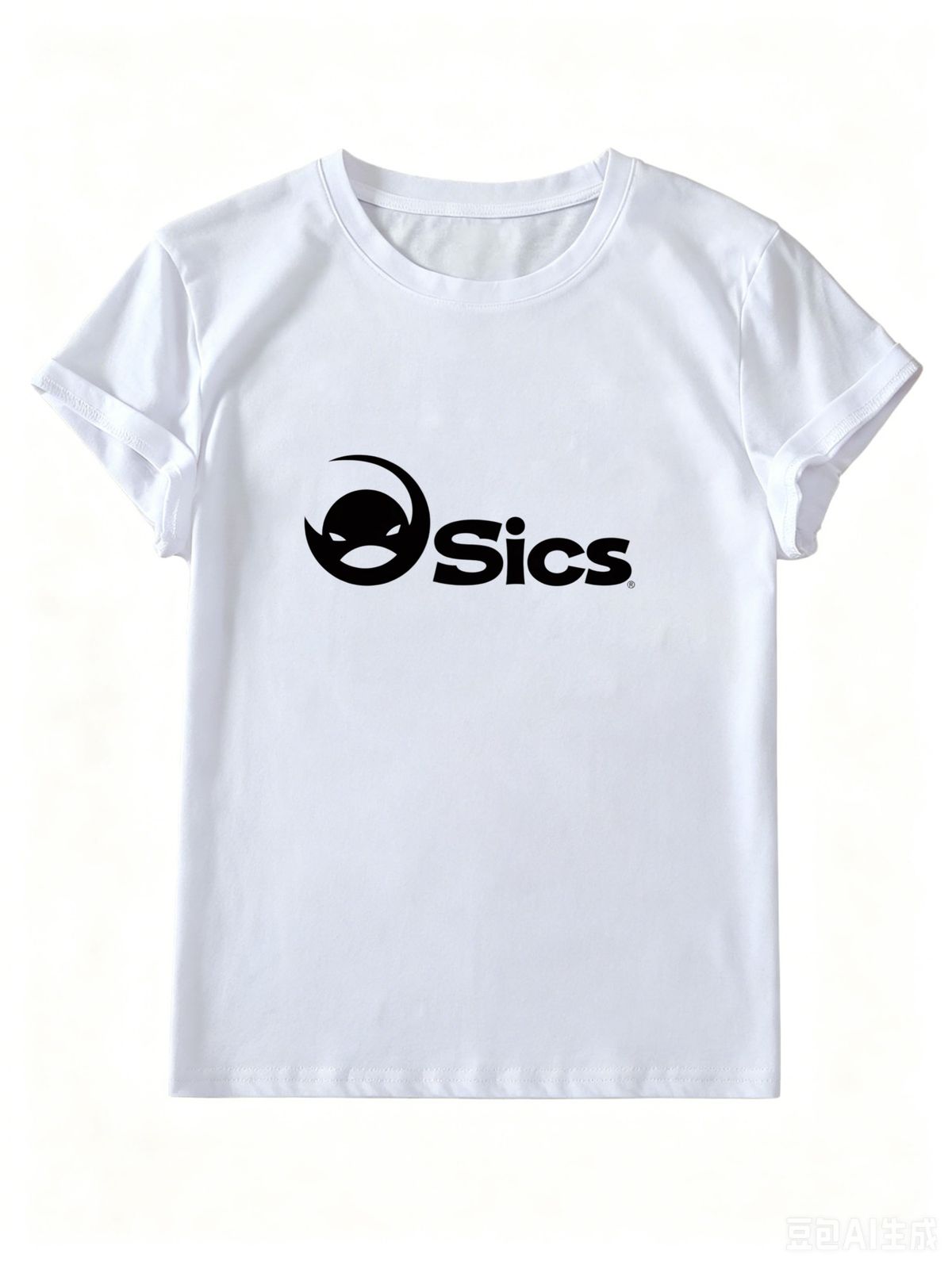 Slim Fit T Shirt For Ladies, 100% Cotton Black White Short Sleeve Top, Slimming Casual Basic Tee_ecoleips.com