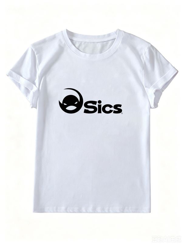 Slim Fit T Shirt For Ladies, 100% Cotton Black White Short Sleeve Top, Slimming Casual Basic Tee_ecoleips.com