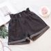 Women's Clothing High Waist Plus Size Women's Elastic Waist Denim Shorts Loose Fat Mm Slim All Match Curled Hem A Line Wide Leg Pants_ecoleips.com
