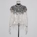 K Advanced Shoulder Style New Heavy Industry Nail Bead Tassel Design Shawl Jacket_ecoleips.com