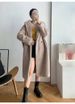 Luxury Teddy Coat Women's Long Alpaca Wool Winter Coat With Oversized Silhouette, Polo Collar, And Pockets_ecoleips.com