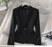 Elegant Women's Pink Blazer & Pants Suit – Professional Office Wear With Modern Style_ecoleips.com