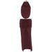 Women Sexy Lace Up Backless Cropped Cami Top Smocked Split Midi Skirt Two Piece Dress Set Summer Outfit_ecoleips.com