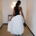 New Summer Fashion Women's Dress: European And American Style, Color-Contrast, Sexy Deep V, Sleeveless, Halter Neck,_ecoleips.com