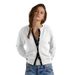 2025 Pullover Sweater With Unique Design, Knitted, Color-Contrast, Elegant And Chic, Suitable For Commuting,_ecoleips.com