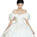 One Shoulder Satin Main Wedding Dress 2025 New Bride High End Texture On The Run Princess Trailing Out Of Light Tulle_ecoleips.com